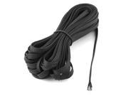 Nylon Braided Expandable Sleeving Cable Sleeve Harness Black 9.8M x 6mm