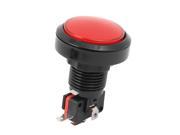 Red Light Round Head SPDT 4P Momentary Game Push Button w Micro Limit Switch
