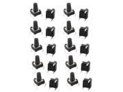20 Pcs 6mmx6mmx9mm Panel PCB Momentary Tactile Tact Push Button Switch 4 Pin DIP