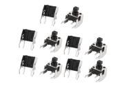 10Pcs 4 Pins 6x6x7.3mm Panel PCB Momentary Tactile Tact Push Button Switch DIP