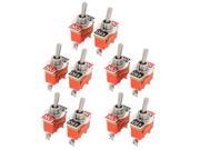 10 Pcs AC 250V 15A ON OFF SPST 2 Position 2 Terminals Toggle Switch 2 Pins