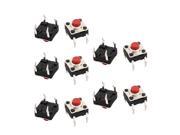 10Pcs 6mmx6mmx5mm Panel Momentary Tactile Tact Push Button Switch 4 Pin DIP
