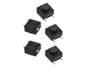 5Pcs 6mmx6mmx5mm Panel PCB Momentary Tactile Push Button Switch 4 Pin DIP