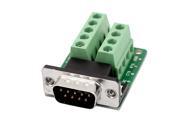 DB9 9Pin Male Adapter Signals Module RS232 Serial to Terminal Connector