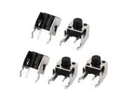 5Pcs 4Pins 6x6x6mm Panel PCB Momentary Tactile Tact Push Button Switch DIP