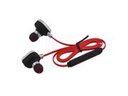 Sport Phone Wireless Stereo In Ear Noise Cancelling bluetooth Headset Red Black
