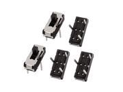 5 Pcs 2 Position Straight 3P SPDT Mini Slide Switch Latching Toggle Switch