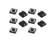 10Pcs 12mmx12mmx4.3mm PCB Momentary Tactile Tact Push Button Switch 4 Pin DIP