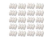 20Pcs 250V 10A Electrical Wire Connector 3 Position Barrier Clamp Terminal Block