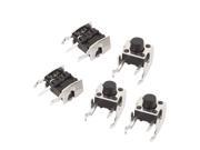 5Pcs 6mmx6mmx6mm Momentary Tactile Tact Push Button Switch 4 Terminal DIP