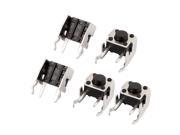 5Pcs 6mmx6mmx5mm Panel PCB Momentary Tactile Tact Push Button Switch 4 Pins DIP