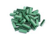 50Pcs AC300V 8A 2EDGR 3.81mm Pitch 7P Right Angle Plug In Terminal Connector