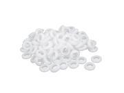 Electrical Wire Gasket Rubber Grommets White 14mm Inner Dia 100pcs