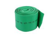 35mm Diameter PVC Insulated Heat Shrinkable Tube Battery Wrap Green 4M Length