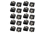 20 Pcs 3.5mm Female Stereo Audio Socket Jack Connector 5 Pin PCB Soldering