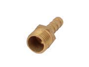 1Pcs 1 4 PT Male Thread to 6mm Hose Barb Brass Straight Coupler Fitting