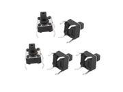 5Pcs 6mmx6mmx7.3mm SMD PCB Momentary Tactile Tact Push Button Switch 4 Pin DIP