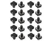 20Pcs 6mmx6mmx7.3mm PCB Momentary Tactile Tact Push Button Switch 4 Pin DIP
