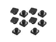 10Pcs 12mmx12mmx8mm PCB Momentary Tactile Push Button Switch 4 Pin DIP