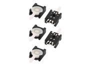 5Pcs DC 30V 0.4A 5 Terminals SPDT Micro Slide Switch Momentary Reset Switch