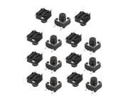 15Pcs 6mmx6mmx6mm Panel PCB Momentary Tactile Tact Push Button Switch 4 Pin DIP