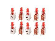 10Pcs 6 Pin 2mm Pitch Self Locking Momentary DPDT Micro Push Button Switch
