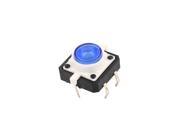 12mmx12mm Panel PCB Momentary Tactile Tact Push Button Switch 6 Pin DIP w LED