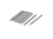 100W Solid Round Shank Lead Free Pointed Bit Solder Soldering Iron Tips 10pcs