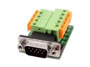 DB9 Male Adapter RS232 Serial to Terminal Solderless Signal Module