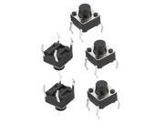 5Pcs 6mmx6mmx6mm Panel PCB Momentary Tactile Tact Push Button Switch 4 Pin DIP
