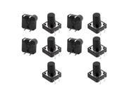10Pcs 12mmx12mmx13mm PCB Momentary Tactile Tact Push Button Switch 4 Pin DIP
