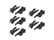 10 Pcs Black SPDT Momentary Micro Tactile Switch for Camera Gaming Machine