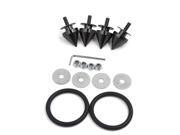Aluminum Alloy Quick Release Car Bumper Fender Trunk Hatch Lid Fastener Black Aluminum Alloy Quick Release Car Bumper Fender Trunk Hatch Lid Fastener Black
