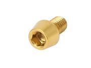 M6x10mm TC4 Titanium Hex Taper Head Screws Bike MTB V Brake Pressure Line Bolts M6x10mm TC4 Titanium Hex Taper Head Screws Bike MTB V Brake Pressure Line Bolts