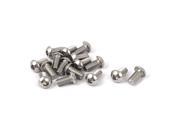 M8 x 16mm Stainless Steel Hex Socket Button Head Cap Machine Screws 16 Pcs M8 x 16mm Stainless Steel Hex Socket Button Head Cap Machine Screws 16 Pcs