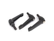 Global Bargains 8mmx63mmx20mm Male Thread Lathe Machine Metal Adjustable Handle Lever Grip 3pcs Global Bargains 8mmx63mmx20mm Male Thread Lathe Machine Metal Adjustable Handle Lever Grip 3pcs