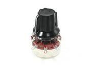 WTH118 10K ohm Single Turn Carbon Film Rotary Taper Potentiometer Pot w Knob WTH118 10K ohm Single Turn Carbon Film Rotary Taper Potentiometer Pot w Knob