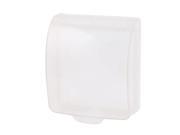 Splash Proof Electric Enclosure Wall Plate Socket Switch Box Clear Splash Proof Electric Enclosure Wall Plate Socket Switch Box Clear