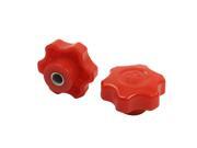 Unique Bargains M12 60mm Dia Thread Plastic Six Pointed Star Head Clamping Knob 2pcs Unique Bargains M12 60mm Dia Thread Plastic Six Pointed Star Head Clamping Knob 2pcs