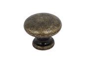 Cupboard Drawer Single Hole Round Shaped Pull Handle Knobs Bronze Tone 25x20mm Cupboard Drawer Single Hole Round Shaped Pull Handle Knobs Bronze Tone 25x20mm