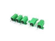 5pcs Green 25W 39 Ohm 5% Axial Wirewound Aluminum Case Resistors 5pcs Green 25W 39 Ohm 5% Axial Wirewound Aluminum Case Resistors