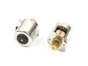 2pcs Brass Gear Silver Tone 10mm Diameter 1000RPM 2 Phase 4 Wire Stepper Motor 2pcs Brass Gear Silver Tone 10mm Diameter 1000RPM 2 Phase 4 Wire Stepper Motor