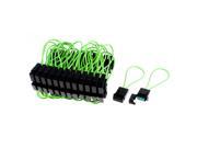 Unique Bargains 50 x Black Green Car Sound Audio Inline Blade Fuse Holder Block 30A Unique Bargains 50 x Black Green Car Sound Audio Inline Blade Fuse Holder Block 30A