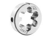 HSS M22 x 1.5 Thread 44mm OD Split Round Adjustable Die HSS M22 x 1.5 Thread 44mm OD Split Round Adjustable Die