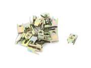 Vehicle License Plate Screw Base Decorative Iron Wire Seat Snaps Clips 20 Pcs Vehicle License Plate Screw Base Decorative Iron Wire Seat Snaps Clips 20 Pcs