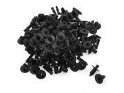 50pcs Car Fender Black Plastic Trim Boot Rivets Push Fastener 15x20x7mm 50pcs Car Fender Black Plastic Trim Boot Rivets Push Fastener 15x20x7mm