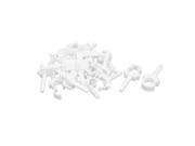20pcs 20mm Dia PPR Pipe Tube Clip Clamp Fittings Connectors 36mmx13mmx80mm 20pcs 20mm Dia PPR Pipe Tube Clip Clamp Fittings Connectors 36mmx13mmx80mm