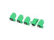5Pcs Green 25W 390 Ohm Chassis Mounted Aluminum Shell Clad Resistor 5Pcs Green 25W 390 Ohm Chassis Mounted Aluminum Shell Clad Resistor