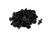 Unique Bargains 50 Pcs 6mm Hole Car Fender Bumper Plastic Rivets Fastener Push Clips Black Unique Bargains 50 Pcs 6mm Hole Car Fender Bumper Plastic Rivets Fastener Push Clips Black