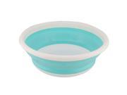 Home Plastic Portable Folding Foldable Wash Basin Water Storage Container Blue Home Plastic Portable Folding Foldable Wash Basin Water Storage Container Blue